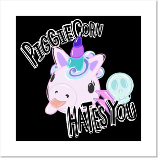 PiggieCorn Hates You! Posters and Art